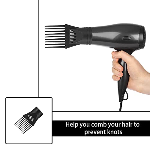 Hair Dryer Diffusers Wind Blow Cover Comb Attachment Nozzle Professional Blow Dryer Mouth for Hair Styling (2Pcs)