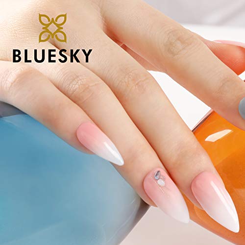 Bluesky Gel Nail Polish, Dolly Mixture Pastel 03, Light Pink, Pastel, Long Lasting, Chip Resistant, 10 ml (Requires Drying Under UV LED Lamp)