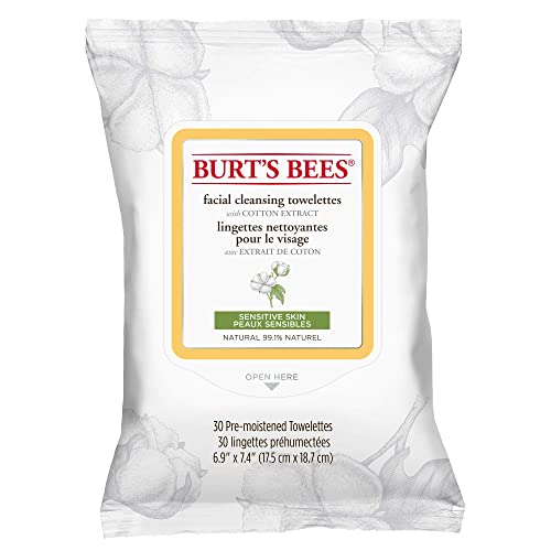 Burt'S Bees Facial Cleansing Towelettes, 30 Wipes ( Pack of 1)