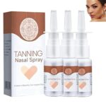 BronzeMist Tanning Nasal Spray, Tanning Sunless Spray,Deep Tanning Dry Spray, Sunless Tanning Mist, Self-Tanning Facial Mist, Natural-Looking Tan