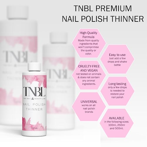 TNBL Nail Polish Thinner + FREE Pipette Tool (100mL)
