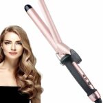Curling Irons 32mm, Curling Wands with Ceramic Coating for Long Short Thick Fine Hair, Professional Hair Curler, 120 ℃ ~ 210 ℃ Adjustable, Fast H