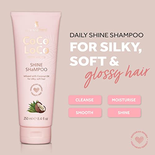 Lee Stafford Coco Loco & Agave Shine Shampoo Cleanser For Smooth Silky Soft Hair