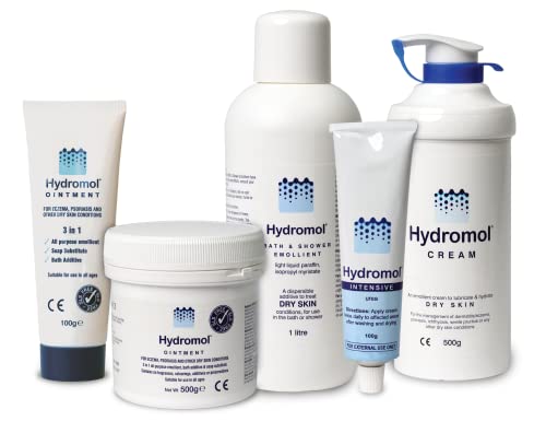 Hydromol Bath and Shower Emollient, 1 Litre, for The Management of Eczema, Dermatitis, Psoriasis and Other Dry Skin Conditions