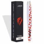 Arsh Professional Tweezer for Facial Hair Women & Men | Stainless Steel Precision Tweezers for Ingrown Hair | Tweezers for Eyebrow | Tweezers for