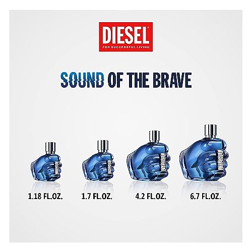 Diesel Sound Of The Brave, Eau de Toilette Aftershave, Perfume For Men, Fresh and Spicy Fragrance
