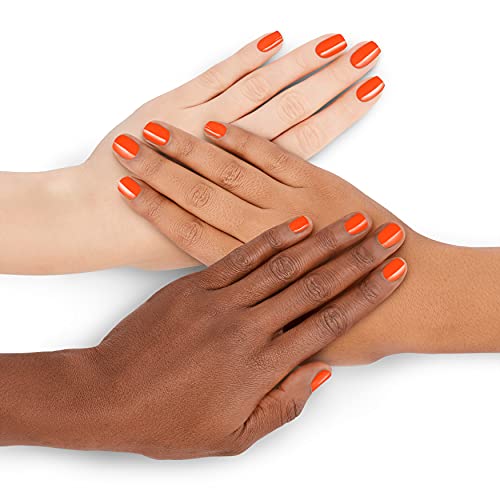 Bluesky Gel Nail Polish, Orange Zest Neon05, Bright, Fire, Neon, Orange, Long Lasting, Chip Resistant, 10 ml (Requires Drying Under UV LED Lamp)