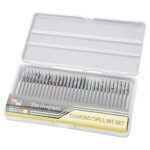 Cuticle Drill Bit, Serlium 30Pcs Professional Carbide Nail Drill Bits with Transparent Storage box for Nail Files Manicure Tools Manicure Pedicur