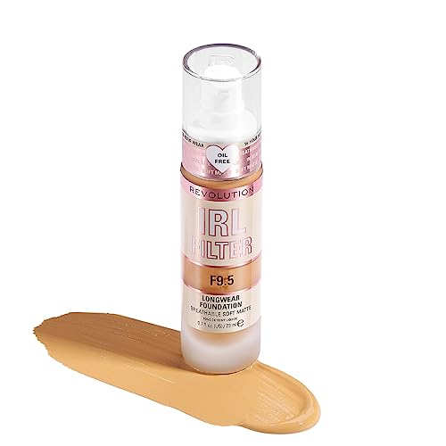 Makeup Revolution, IRL Filter, Longwear, Foundation, F0.1, 23ml