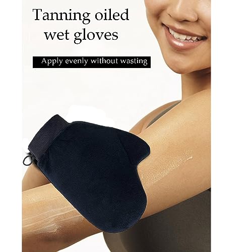 Self Tanning Mitt-Tanning Mitten, Self Tanning Glove for back, Face Tanning Glove, Self Tanner Back Applicator Reusable & Washable Self Tanner Mi