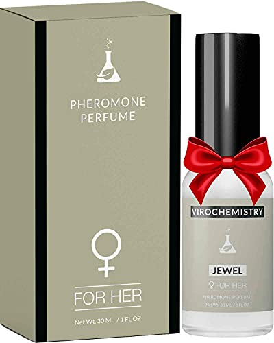Pheromones to Attract Men for Women (Jewel) - Elegant, Ultra Strength Organic Fragrance Body Perfume (1 Fl. Oz)(Human Grade Pheromones to Attract