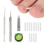Ingrown Toenail Correction Treatment Kit with 12 Pcs Ingrown Toenail Correction Pad Recover Clips Ingrown Toenail Corrector Straightener Strips f