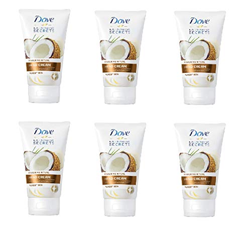 Dove Nourishing Secrets Coconut Oil & Almond Milk Hand Cream for Dry Skin 6x75ml
