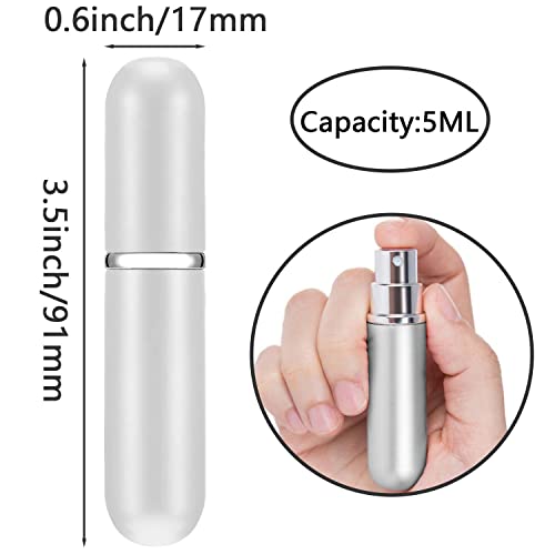 Perfume Atomiser Bottles 5ml Portable Perfume Refillable Bottle Mini Travel Perfume Bottle Refillable Perfume Empty Spray Bottle with Pipette for