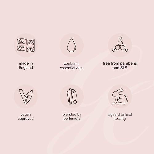 Grace Cole Vanilla Blush & Peony Refreshing Hair & Body Mist Fragrance Spray 250ml - Essential Oils - Vegan - Made In England