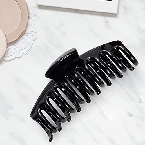 Hair Claw Clips for Women and Girls Thick Hair Large 4.3’’, Non Slip Jaw Clips Strong Hold Claw Grips Hair Styling Clasps 4 Pieces