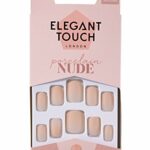 Elegant Touch - Nude Nails - Porcelain - Squoval Shape
