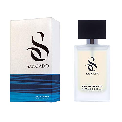 SANGADO The Man in Black Perfume for Men, 8-10 hours long-Lasting, Luxury smelling, Oriental Spicy, Fine French Essences, Extra-Concentrated (Eau