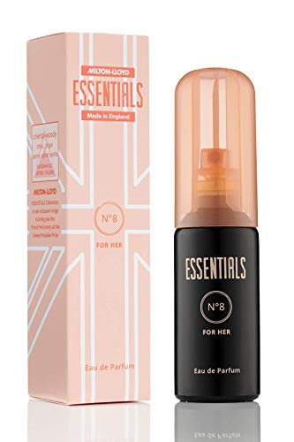 MILTON-LLOYD ESSENTIALS No 8 Perfume for Women. 50ml Eau de Parfum. Luxury Fragrance - Ladies Perfume, Long Lasting Womens Perfumes by Milton-Llo