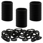 50 Pcs Hair Bands for Women Girls, Large Cotton Hair Bobbles Strong Elastic Hair Ties No Metal Ponytail Holder for Thick and Culry Hair