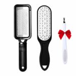 FOLAI Foot Files, Foot File Foot Pedicure Kit, Stainless Steel Foot Files,Stainless Steel File, Foot File Foot Care Pedicure Tool for Both Wet an