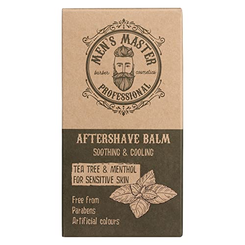 Men's Master Aftershave Balm with Green Tea and Menthol | After Shave for Men | After Shave Product | Men's Beard Care | Moisturizing and Nourish