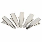 50pcs Mini Single Prong Alligator Hair Clips w/Teeth