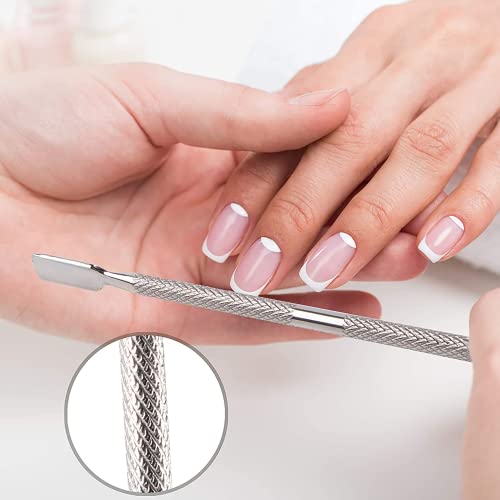 Cuticle Pusher 3Pcs Nail Tools Nail Cuticle Remover Metal Cuticle Pusher Nail Cuticle Pusher Nail Scraper Dual Cuticle Pusher Tool for Fingernail