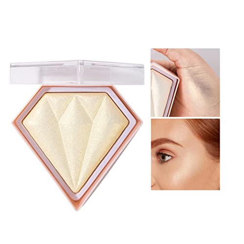 Powder Highlighters Makeup,Highly pigmented Powder Highlighter,Bronzer and Highlighter Palette,Highlighting Powder for a Radiant Finish,Silky and