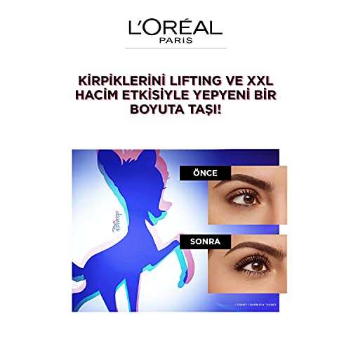 L'Oréal Paris false lash Bambi oversized eye mascara, black mascara for maximum eyelash volume & length, eyelash lifting effect, 8.9 ml