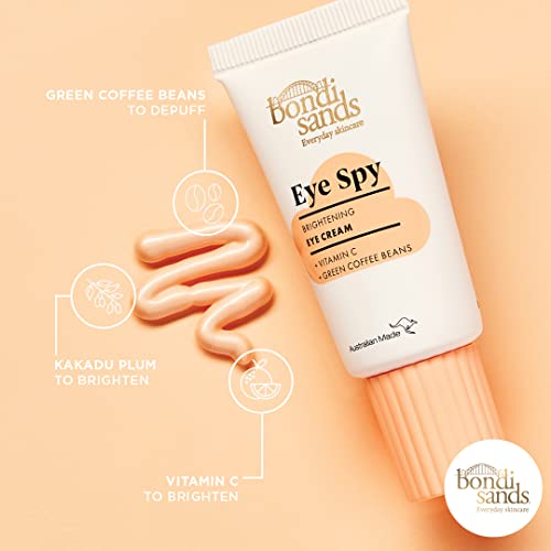 Bondi Sands Eye Spy Vitamin C Eye Cream 15ml, Energizing Under Eye Cream Enriched with Vitamin C to Soothe, Hydrate Tired Eyes