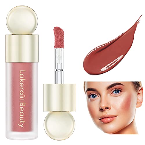 Liquid Blush - Soft Cream Liquid Blush Makeup/Lip and Cheek Blush Tint/Skin Tint Blush/Dewy Face Blush for Cheeks (#01)