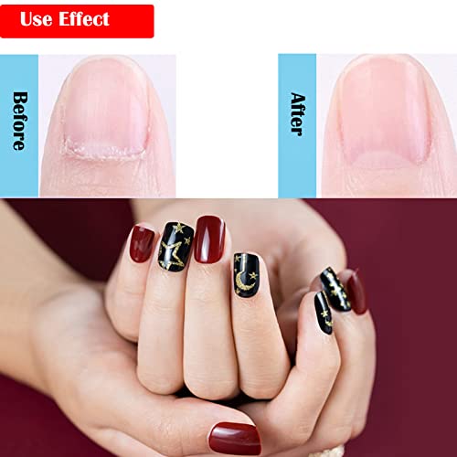 Cuticle Pusher Tool Kit, 2 Pack Stainless Steel Nail Cuticle Cleaner Tool Dual Head UV Gel Nail Polish Remover Tool Nail Art Cuticle Trimmer for