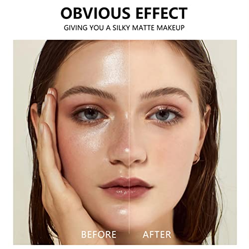 Pressed Setting Powder,Mineral Pressed Powder Foundation,Lightweight Matte Face Powder-Colour-Correcting,Long Lasting Oil Control,Flawless Presse