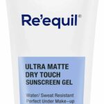 NACHT Ultra Matte Dry Touch Sunscreen Gel SPF 50 PA++++, Water Resistant with Zinc Oxide and Titanium Dioxide 50g