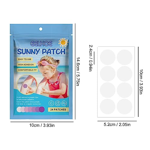 Solar Buddies Sunscreen Applicator, UV Sunscreen Dots Stickers Reapply Reminder, Sunscreen Stickers Reapply Reminder for Kids and Adult (2 packs