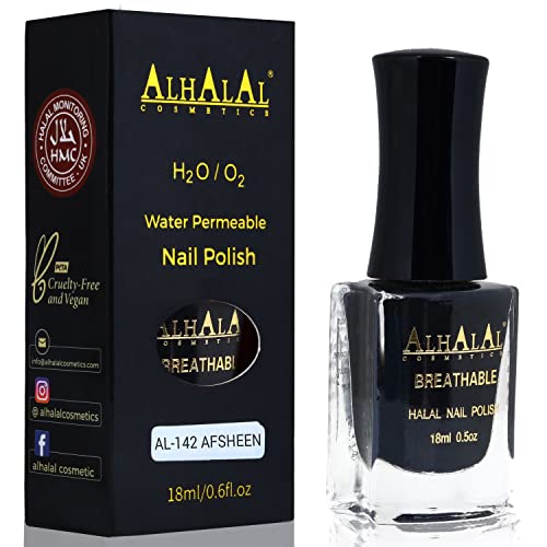 Halal Nail Polish - Nail Varnish Polish Soak Off Gel Nail Paint Art Polish - Water Permeable Red White Nail Enamel- Glossy Halal Gel Nail Polish