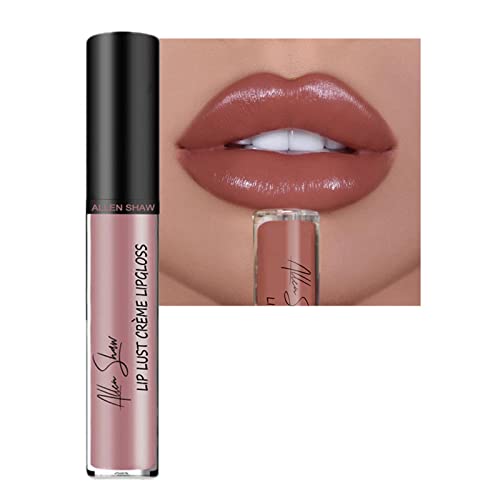 Plumping Lip Gloss,High Shine Lip Gloss,Nude Lip Gloss Lifter Gloss,Waterproof Lipstick,Lightweight Lip Gloss,Long-Lasting, Waterproof,Non Stick