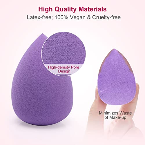 Beauty Blenders DUAIU 6PCS Makeup Sponge for Foundation, Non-Latex Foundation Sponge for Liquid, Creams, and Powders