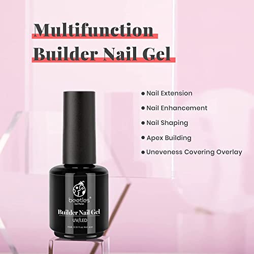 Beetles Gel Nail Polish Builder Nail Gel 5 in 1 Builder Strengthener Gel Clear Builder Nail Gel Color Hard Gel Builder Extension Nail Gel Gifts f