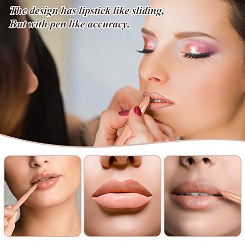 Matte Lip Liner Nude Lipstick Tint Lip Gloss Stain Long Lasting Waterproof Non Stick Cup Lipstick Liner Not Fade High Pigmented Makeup Soft Cream