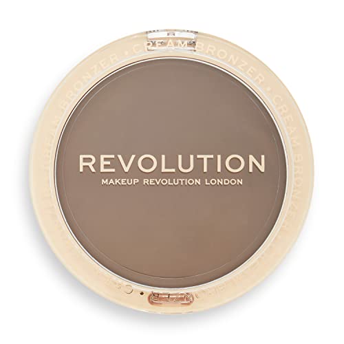 Makeup Revolution, Ultra Cream Bronzer, Blendable Formula, Medium, 6.7g