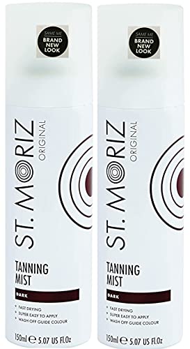 St Moriz Instant Self Tanning MIST Dark (2 Pack) 2 X 150ml Each