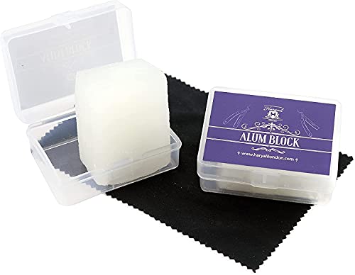 Haryali London Alum Block - Astringent Alum Block Shaving Accessory - Antiseptic Alum Block Stone Shaving Block - Soothing After Shave Balm Men a
