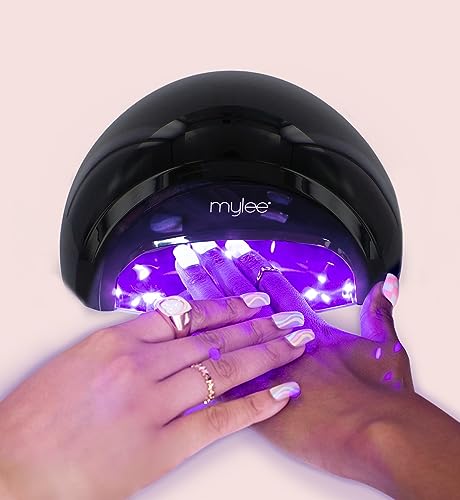 Mylee PRO Salon Series LED Gel Nail Polish Drying Lamp, 5-Finger 15-Second Convex Curing Technology