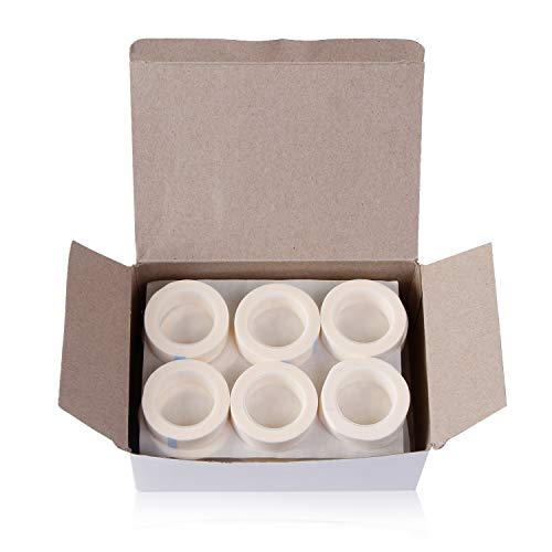 UPINS 24 Rolls White Eyelash Tape, Adhesive Fabric Lash Tapes for Eyelash Extension Supply