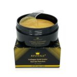 Revitale 24k Gold Gel Collagen under Eye Patches, Nourish, Firm & Hydrate Masks, Helps Reduce Puffy Eyes & Dark Circles (30 Pairs/Jar)