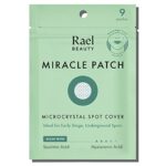 Rael Pimple Patches Microcrystal Acne Healing Patch - Acne Spot Patches Tea Tree Treatment (1Pack, 9 Patches)