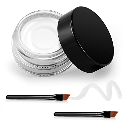 Erinde Black Gel Eyeliner, Waterproof Long Lasting Cream Eyeliner Gel, High-Intensity Pigments Smudge-Proof Eye Liner Makeup, Water-Resistant Eye