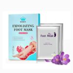 Foot Peel Mask WOOZHI, 2 Pack Foot Peeling Mask for Soft Baby Feet - Hard Skin Remover Foot Mask, Rose Foot Mask,Removes Calluses and Hard Skin,m